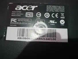 MONITOR LCD ACER DAN KEYBOARD ACER KONDISI NORMAL JAYA