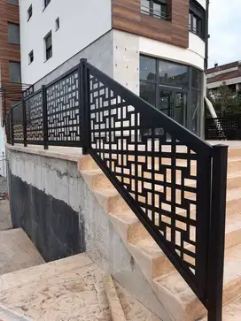 balcony railing laser cutting design