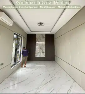WALL PANEL DINDING TERIMA ANTAR BAHAN & TERPASANG