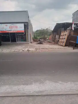 Tanah lokasi sangat strategis pinggir jl aspal
