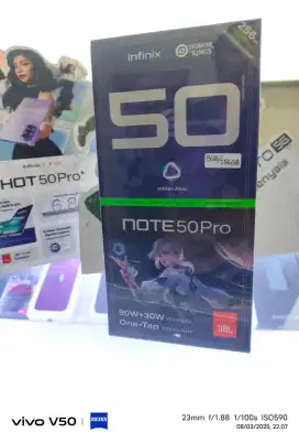 Infinix Note 50 Pro 8GB+8GB/256GB,Baru,Segel Box ,Original