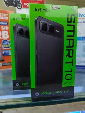 Infinix Smart 10 Plus 8GB+8GB/128GB,Baru,Segel Box,Garansi,Original