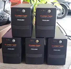 UPS Prolink 700 VA Super Fast Charging siap pakai aki baru bergaransi