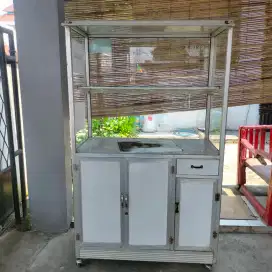 Jual cepat, etalase jus/capcin/es teler