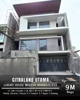 ‼️ *HOT LISTING*
*LUXURY HOUSE Modern minimalis  3 Lantai*