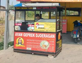 Gerobak Fried Chicken P180 x T180 x L60 cm