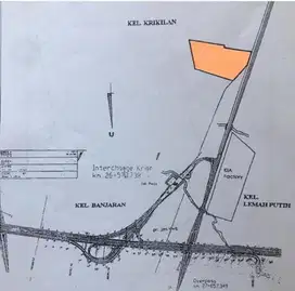Dijual lahan strategis dekat exit Tol Legundi