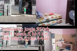 Penyewaan Rumah Harian Mingguan Bulanan Jogja, Full 1 Rumah, Furnis
