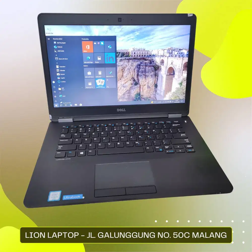 RAM 8GB Core i5 SSD Murah Slim DELL Latitude E7470 [03|09]