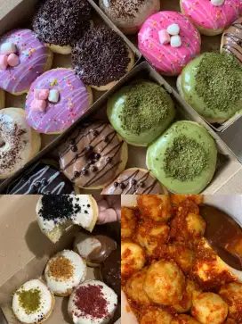 Donat bermacam varian dan pentol mercon