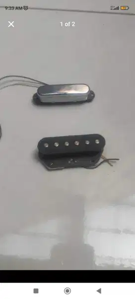 Sepasang Pick up gitar elektrik telecaster jual cepet aja