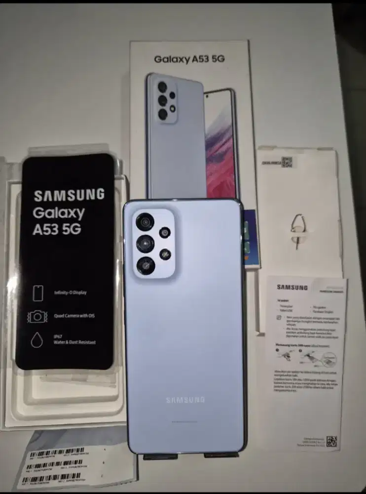 Jual samsung a53 5G 256 Blue