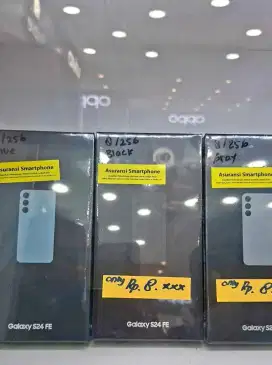 SAMSUNG S24 FE 5G RAM 8/256&512 FREE TA25W+CASE GARANSI RESMI SEIN 1TH