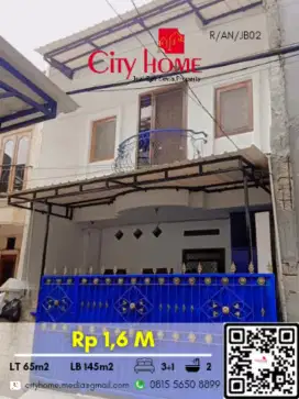 Murah!! Rumah 2.5 lantai Luas 145m2 di Tanjung Duren