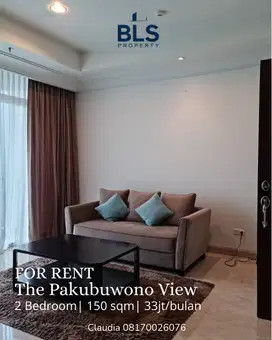 FOR RENT Apartement The Pakubuwono View 2Bedroom
