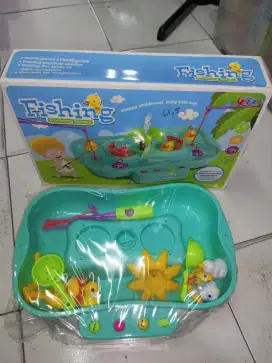 mainan anak kolam pancing baterai