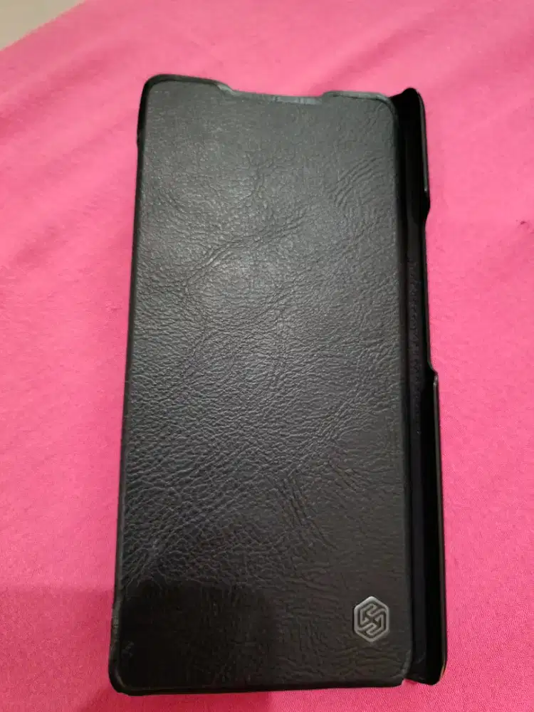 Case Kulit Nillkin Ori 100% Samsung A53 & hardcase transparan & hitam