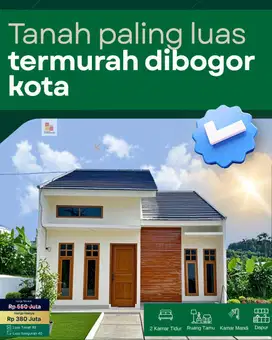 Rumah Cash Modern Minimalis, Untuk Istri Yang Manis Di Bogor Kota