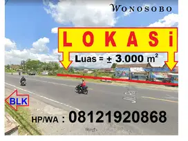 Tanah Zona Kuning Tepi Jalan Raya