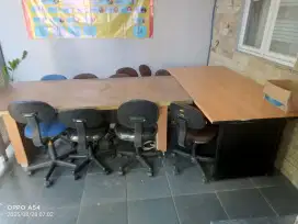 Jual Meja rapat enam kursi