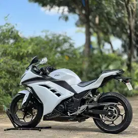 KAWASAKI NINJA 250 FI OLD PUTIH 2013 KM 5K PAJAK ON SUPER GRES