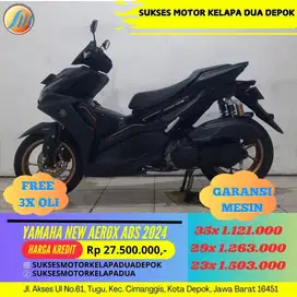 YAMAHA NEW AEROX 155 ABS 2024 CASH/KREDIT PROSES CEPAT SYARAT KTP/KK