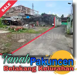 Tanah JOGJA Pakuncen Tegalrejo Belakang Kelurahan Lt 421 m² ld 20m SHM