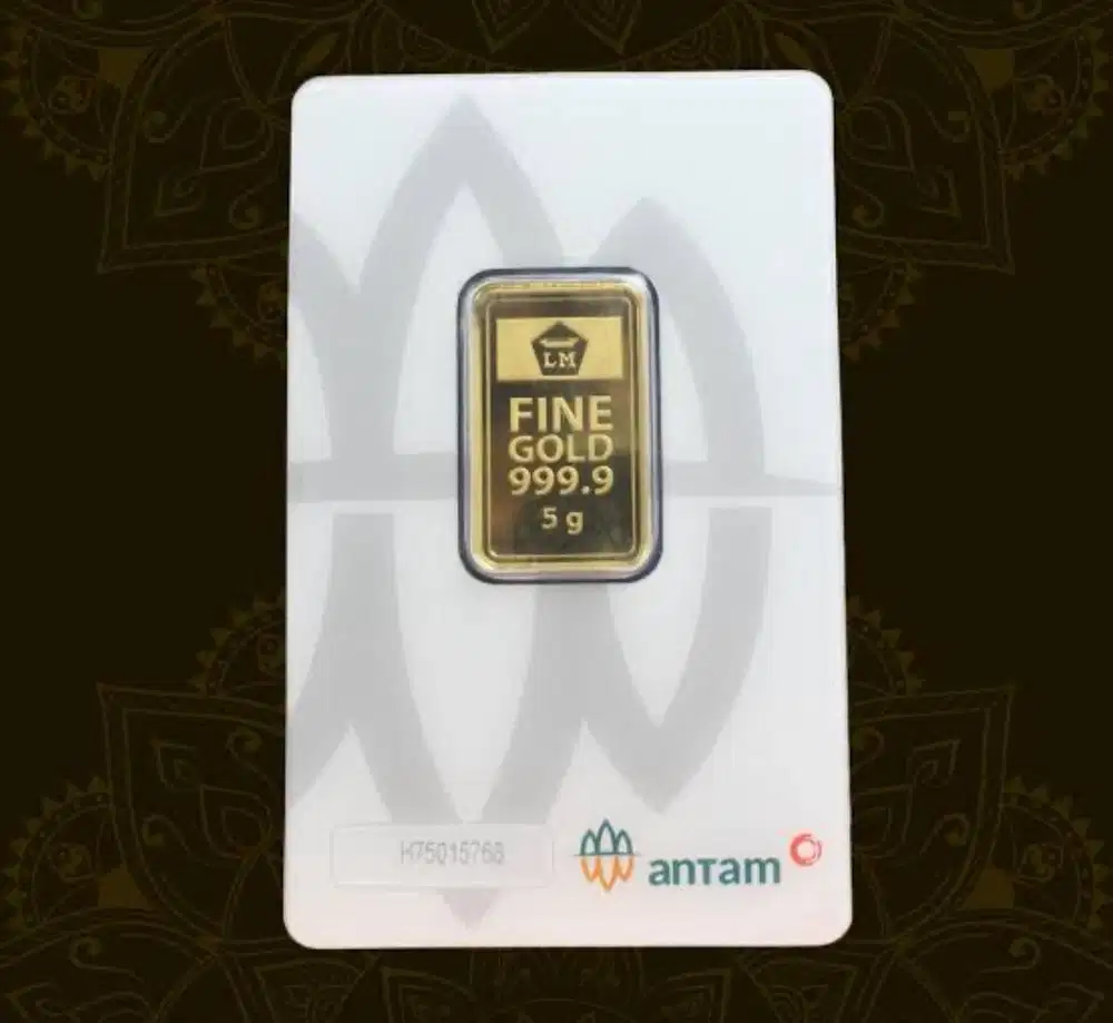 Emas Antam 5gr + 1gr 100% asli