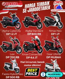 Fazzio motor baru DP 500 km 0 bisa COD