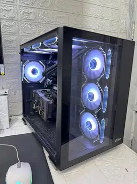 PC SANTAI INTEL I3 10100F RAM 20GB SSD 256GB GTX 1660S PSU 550W ARGB