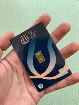 Dijual logam mulia lm emas batangan UBS 1 gram 24 karat original jamin