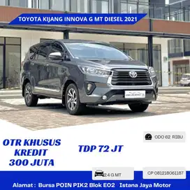 FIRST HAND Toyota Kijang Innova 2.4 G MT Diesel 2021
