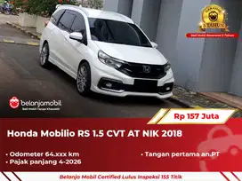 [ GARANSI 5TH ] Honda Mobilio RS 1.5 CVT AT Putih 2018/2019