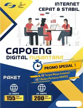 Promo Internet Wifi Capoeng murah meria Area Malang tanpa FUP