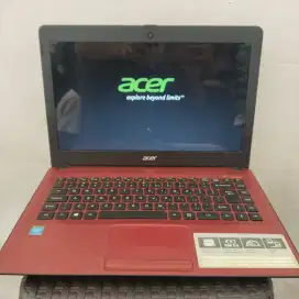 JUAL LAPTOP ACER ONE14 INTEL CELERON 2957U RAM4GB HDD500GB WIN10PRO