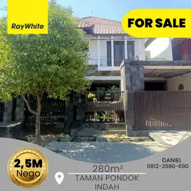Dijual rumah taman pondok indah Wiyung Surabaya barat