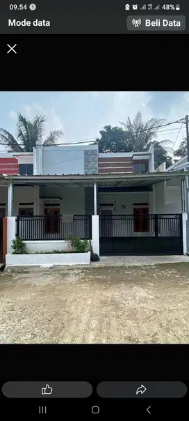 Rumah Strategi dekat stasiun KRL cash 125 juta jalan kaki ke stasiun