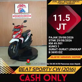 HONDA BETA SPORTY CBS TH 2016  PAJAK ON BSSA BAYAR VIA CC / PAYLATER