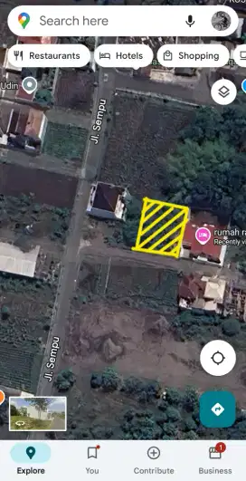 Dijual TANAH BAGUS! Tajem Raya, UNRIYO, LOTTEMART, Lokasi strategis!