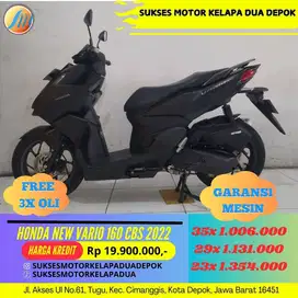HONDA NEW VARIO 160 CBS 2022 CASH/KREDIT SYARAT MUDAH KTP/KK