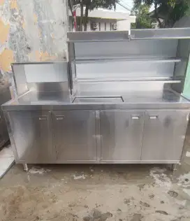 Ice Bean Cabinet station 
Bahan solid doubel plat