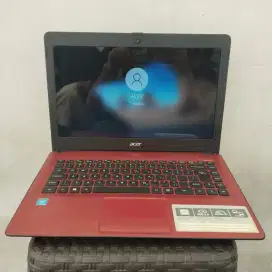 JUAL LAPTOP ACER ONE14 INTEL CELERON 2957U RAM4GB HDD500GB WIN10PRO