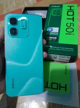 Infinix hot 50i 6/128gb full set no minus