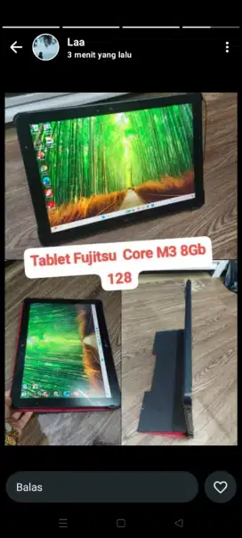 Fujitsu dl pad 11 Intel M3 -7y30 ram 8gb ssd 128gb touchscreen