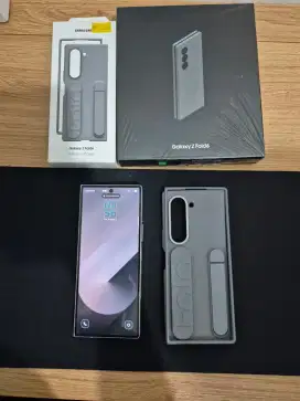 Di jual hp samsung z fold 6 ram 12/256GB warna silver shadow