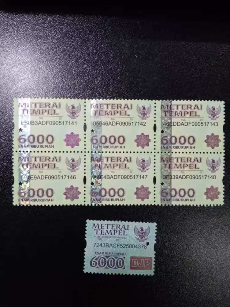 Materai Tempel 6000