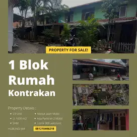 Rumah Kontrakan Strategis 23 Unit Area Kavling Pabrik Tangerang