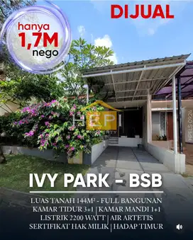 Rumah Minimalis Semi Furnish Ivy Park Citraland BSB City Ngaliyan