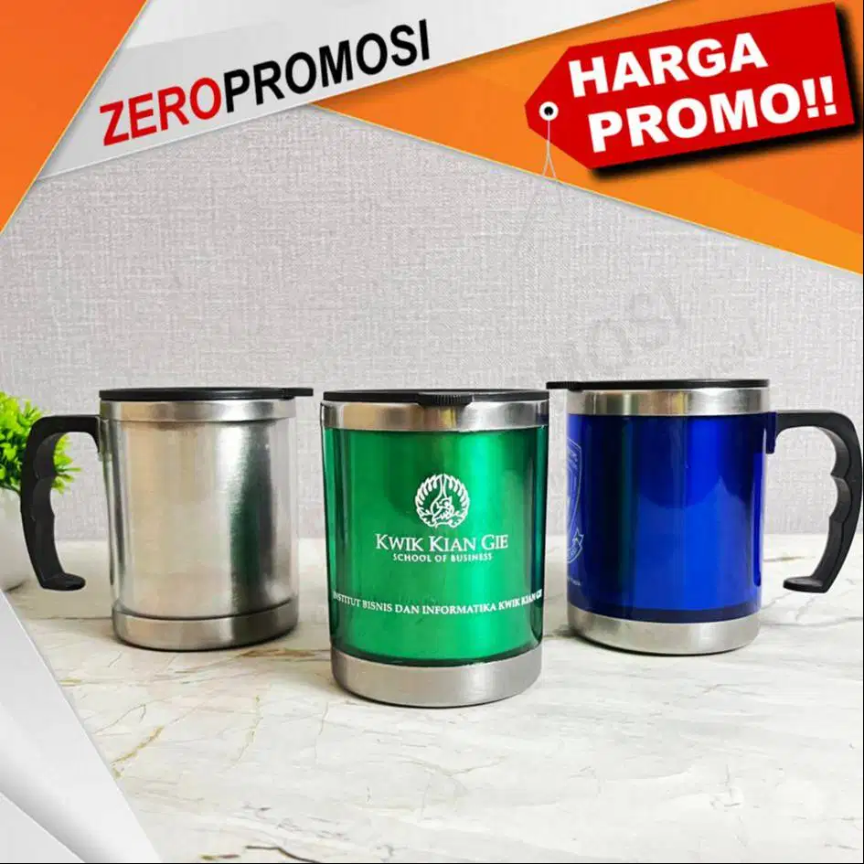 Souvenir Mug Standart Stainless CO-315 Custom Logo