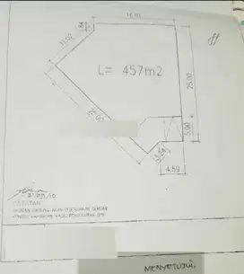 Dijual Kavling SUPER MURAH di Sutera Onyx luas 457m2